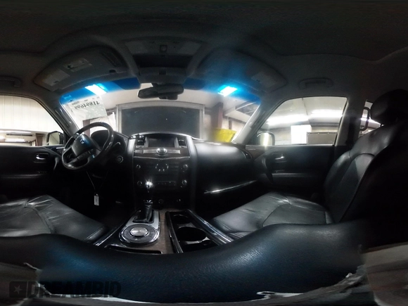 2014 Infiniti QX80 with VIN JN8AZ2NF2E9555963, listed as a IAAI auction lot 41894699 with 143,255 mi miles. Bid and sale history available at carsss.com. Image 18.