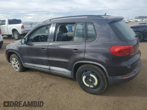 2016 Volkswagen Tiguan S z VIN WVGAV7AX6GW588063, wystawiony jako Copart lot #49254085 z przebiegiem 138 929 mil mil oraz Czysty tytuł • Clean title. Historia ofert i sprzedaży dostępna na DreamBid. Obrazek 2.