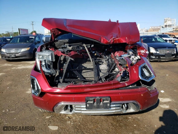 2020 GMC Sierra 1500 Denali with VIN 1GTU9FED3LZ324906, listed as a Copart auction lot 72769324 with 0 mi miles and Salvage Title. Bid and sale history available at carsss.com. Image 5.