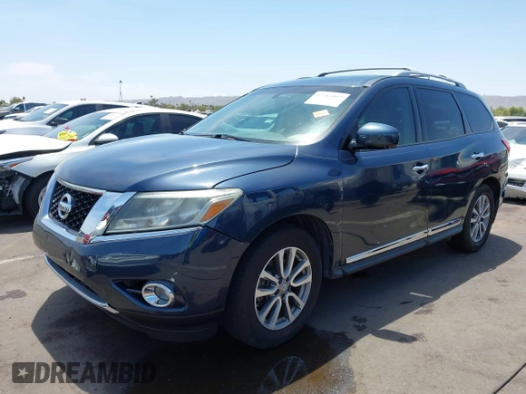 2015 Nissan Pathfinder SV with VIN 5N1AR2MN1FC614988, listed as a IAAI auction lot 42384089 with 113,007 mi miles and . Bid and sale history available at DreamBid. Image 17.