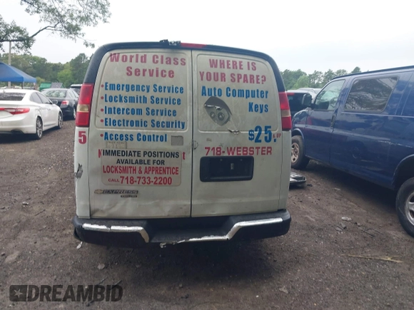 2013 Chevrolet Express Cargo with VIN 1GCSGAFX2D1102477, listed as a IAAI auction lot 42650482 with 77,551 mi miles and . Bid and sale history available at DreamBid. Image 16.