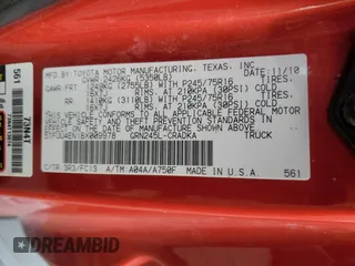 2011 Toyota Tacoma with VIN 5TFUU4EN1BX009978, listed as a Copart auction lot 50952825 with 200,243 mi miles and Clean Title. Bid and sale history available at carsss.com. Image 12.