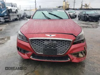 2018 Genesis G80 Sport with VIN KMHGN4JB5JU268376, listed as a Copart auction lot 44997965 with 32,790 mi miles and Salvage Title. Bid and sale history available at DreamBid. Image 5.