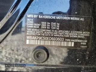 2014 BMW 5 Series 550i xDrive с VIN WBAKP9C50ED693603, выставлен на аукционе Copart как лот 49084965 с пробегом 133 048 миль миль и Списание • Salvage title. История ставок и продаж доступна на DreamBid. Изображение 14.