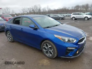 2019 Kia Forte LXS with VIN 3KPF24AD6KE123521, listed as a IAAI auction lot 42020460 with 72,927 mi miles. Bid and sale history available at carsss.com. Image 1.