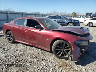 2019 Dodge Charger R/T with VIN 2C3CDXCT1KH726467, listed as a Copart auction lot 41700945 with 126,058 mi miles and Salvage Title. Bid and sale history available at carsss.com. Image 4.