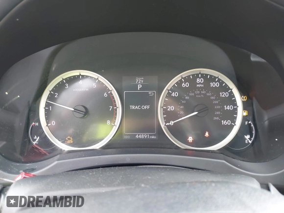2016 Lexus IS 200t with VIN JTHBA1D20G5015102, listed as a IAAI auction lot 42440555 with 44,891 mi miles and . Bid and sale history available at DreamBid. Image 7.