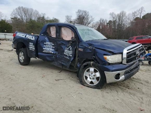 2011 Toyota Tundra 4WD Truck with VIN 5TFUY5F13BX207242, listed as a Copart auction lot 49975725 with 0 mi miles and Salvage Title. Bid and sale history available at carsss.com. Image 4.