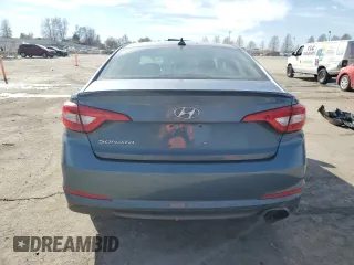 2017 Hyundai Sonata 2.4L with VIN 5NPE24AF6HH519756, listed as a Copart auction lot 43437625 with 98,397 mi miles and Salvage Title. Bid and sale history available at carsss.com. Image 6.