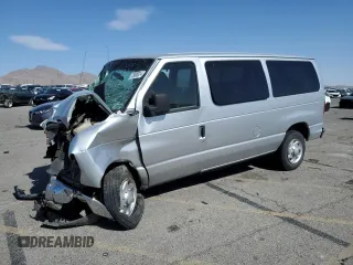 2012 Ford Econoline Passenger XL with VIN 1FBNE3BL9CDA45794, listed as a Copart auction lot 75885824 with 157,253 mi miles and Salvage Title. Bid and sale history available at carsss.com. Image 1.