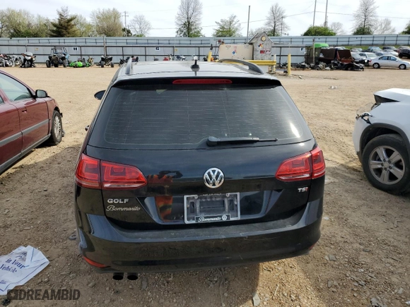 2016 Volkswagen Golf SportWagen TSI S with VIN 3VWC17AU2GM519253, listed as a Copart auction lot 47982393 with 135,630 mi miles. Bid and sale history available at carsss.com. Image 6.