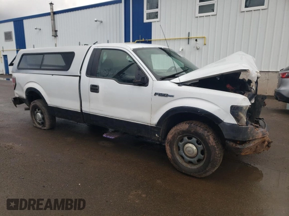 2010 Ford F-150 XL with VIN 1FTMF1C80AKE27627, listed as a Copart auction lot 82574584 with 360,892 mi miles and Salvage Title. Bid and sale history available at carsss.com. Image 4.