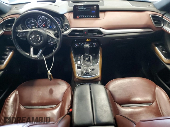 2016 Mazda CX-9 Signature with VIN JM3TCBEY6G0109918, listed as a Copart auction lot 59388185 with 153,626 mi miles and Salvage title. Bid and sale history available at DreamBid. Image 8.