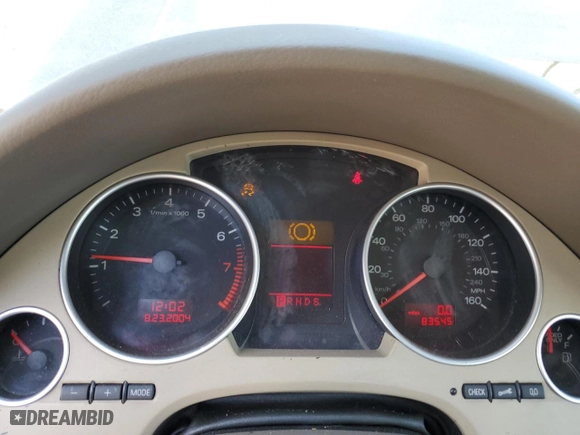 2006 Audi A4 1.8T with VIN WAUBC48H56K002645, listed as a Copart auction lot 82529364 with 83,545 mi miles and Clean Title. Bid and sale history available at carsss.com. Image 9.