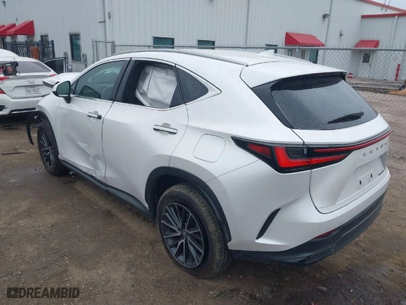 2024 Lexus NX with VIN 2T2GDCAZXRC015315, listed as a IAAI auction lot 41360875 with 7294 miles. Bid and sale history available at carsss.com. Image 3.