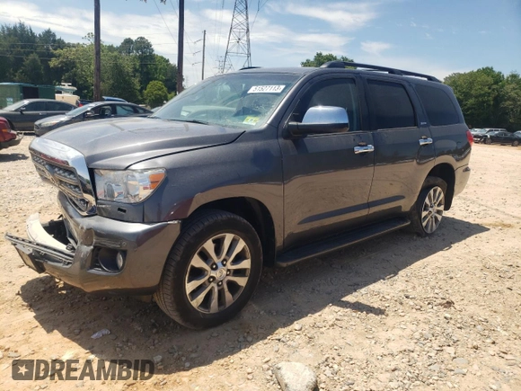 2016 Toyota Sequoia Limited with VIN 5TDJY5G12GS146836, listed as a Copart auction lot 51527113 with 56,040 mi miles. Bid and sale history available at carsss.com. Image 1.