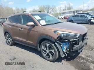 2016 Hyundai Tucson Eco with VIN KM8J3CA26GU207956, listed as a IAAI auction lot 42093540 with 87,380 mi miles. Bid and sale history available at carsss.com. Image 1.