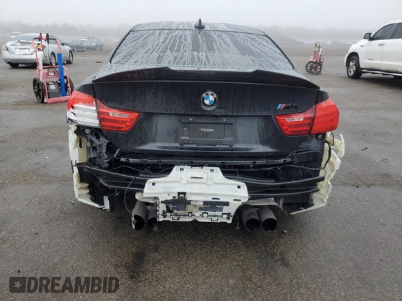 2017 BMW M4 with VIN WBS3R9C34HA014284, listed as a Copart auction lot 82019873 with 43,239 mi miles. Bid and sale history available at carsss.com. Image 6.