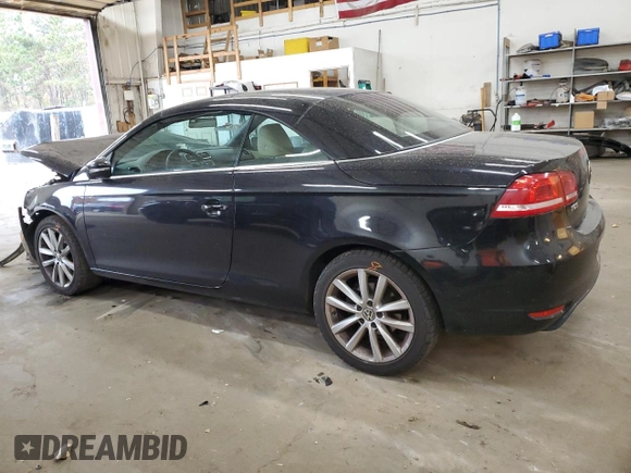 2013 Volkswagen Eos Komfort with VIN WVWBW8AH6DV003584, listed as a Copart auction lot 78823294 with 107,792 mi miles and Clean Title. Bid and sale history available at DreamBid. Image 2.
