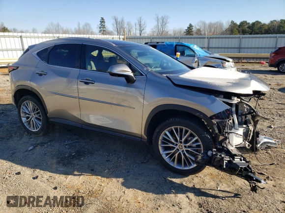 2023 Lexus NX 350h Luxury with VIN 2T2HKCEZ5PC013411, listed as a Copart auction lot 85705704 with 28,660 mi miles and Salvage Title. Bid and sale history available at DreamBid. Image 4.