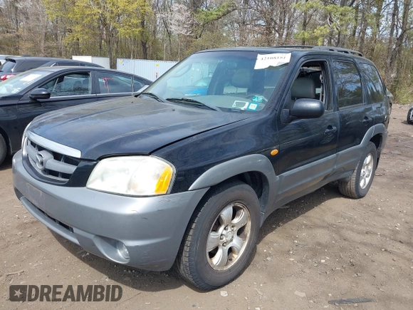 2002 Mazda Tribute LX with VIN 4F2YU08152KM63439, listed as a IAAI auction lot 42108181 with 146,428 mi miles and . Bid and sale history available at carsss.com. Image 2.