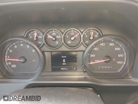 2019 Chevrolet Silverado 1500 Custom with VIN 1GCPWBEF2KZ349181, listed as a IAAI auction lot 41910004 with 98,910 mi miles. Bid and sale history available at carsss.com. Image 7.
