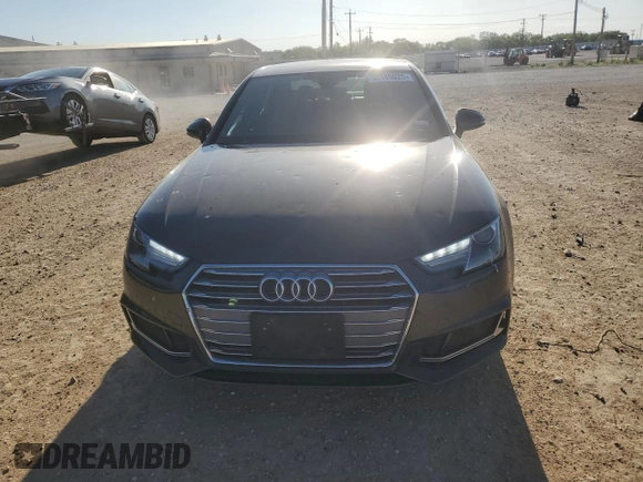 2019 Audi A4 Premium z VIN WAUGMAF47KA034871, wystawiony jako Copart lot #52185025 z przebiegiem 58 636 mil mil oraz Czysty tytuł • Clean title. Historia ofert i sprzedaży dostępna na DreamBid. Obrazek 5.