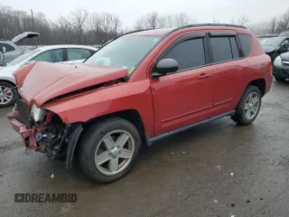 2010 Jeep Compass North Edition with VIN 1J4NF4FB7AD553205, listed as a Copart auction lot 50654745 with 75,922 mi miles and Salvage Title. Bid and sale history available at carsss.com. Image 1.