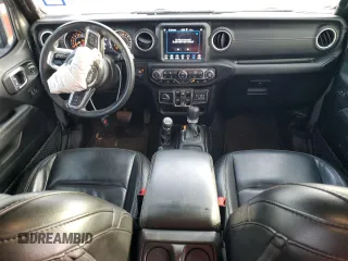 2020 Jeep Wrangler Unlimited Sahara Altitude with VIN 1C4HJXEG2LW206453, listed as a Copart auction lot 82303434 with 51,559 mi miles and Salvage title. Bid and sale history available at DreamBid. Image 8.