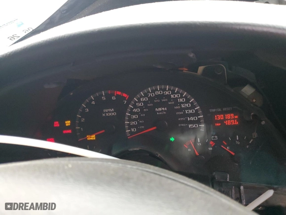2002 Chevrolet Camaro Z28 with VIN 2G1FP22G222149189, listed as a Copart auction lot 43173065 with 130,189 mi miles and Salvage Title. Bid and sale history available at carsss.com. Image 9.