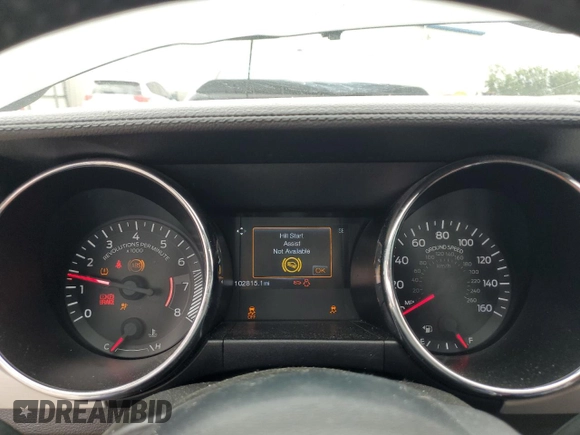 2015 Ford Mustang EcoBoost with VIN 1FA6P8TH8F5322263, listed as a Copart auction lot 59040525 with 102,815 mi miles and Salvage title. Bid and sale history available at DreamBid. Image 9.