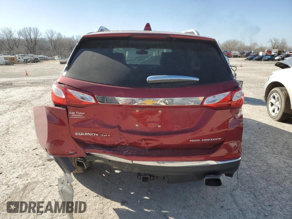 2019 Chevrolet Equinox Premier with VIN 2GNAXYEXXK6261738, listed as a Copart auction lot 48056865 with 69,628 mi miles and Salvage Title. Bid and sale history available at carsss.com. Image 6.