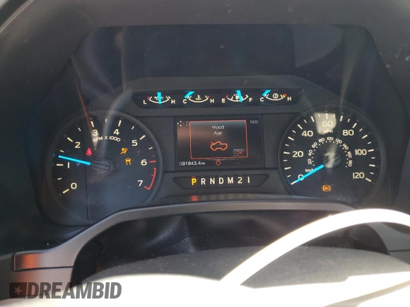 2017 Ford F-150 XL with VIN 1FTMF1CF8HKC30441, listed as a Copart auction lot 47603255 with 91,843 mi miles and Salvage Title. Bid and sale history available at carsss.com. Image 9.