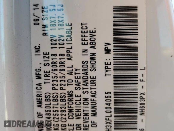 2015 Acura RDX z VIN 5J8TB3H3XFL004055, wystawiony jako Copart lot #53693645 z przebiegiem 138 283 mil mil oraz Szkoda całkowita • Salvage title. Historia ofert i sprzedaży dostępna na DreamBid. Obrazek 13.