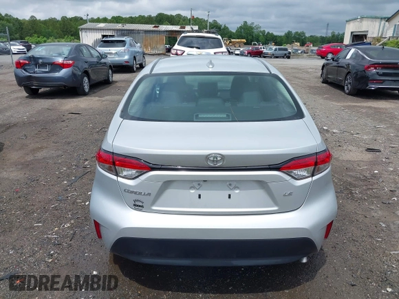 2024 Toyota Corolla LE с VIN 5YFB4MDE0RP097388, выставлен на аукционе IAAI как лот 42171232 с пробегом 8 299 миль миль и . История ставок и продаж доступна на DreamBid. Изображение 16.