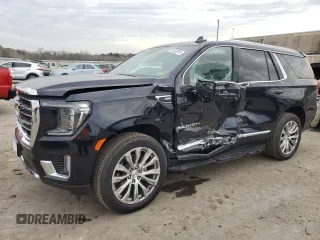 2023 GMC Yukon SLT with VIN 1GKS2BKDXPR508789, listed as a Copart auction lot 81133374 with 6,560 mi miles and Salvage Title. Bid and sale history available at carsss.com. Image 1.