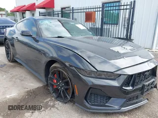 2024 Ford Mustang GT with VIN 1FA6P8CF0R5411098, listed as a IAAI auction lot 42206429 with 22,743 mi miles and . Bid and sale history available at DreamBid. Image 1.