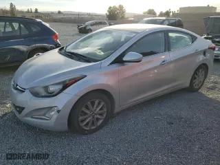 2015 Hyundai Elantra SE with VIN 5NPDH4AEXFH550314, listed as a Copart auction lot 42247985 with 159,663 mi miles and Salvage Title. Bid and sale history available at carsss.com. Image 1.