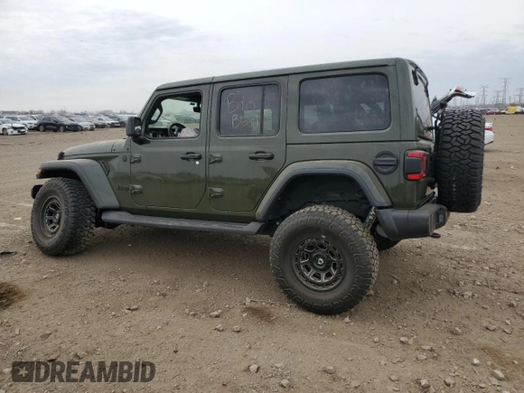2021 Jeep Wrangler Unlimited Sahara Altitude с VIN 1C4HJXEN3MW668178, выставлен на аукционе Copart как лот 53570985 с пробегом Не указан миль и Списание • Salvage title. История ставок и продаж доступна на DreamBid. Изображение 2.