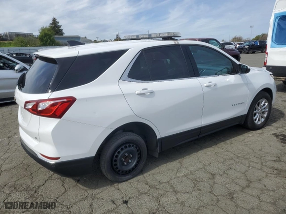 2020 Chevrolet Equinox LT with VIN 2GNAXJEV5L6186504, listed as a Copart auction lot 49857845 with 95,734 mi miles and Clean Title. Bid and sale history available at carsss.com. Image 3.