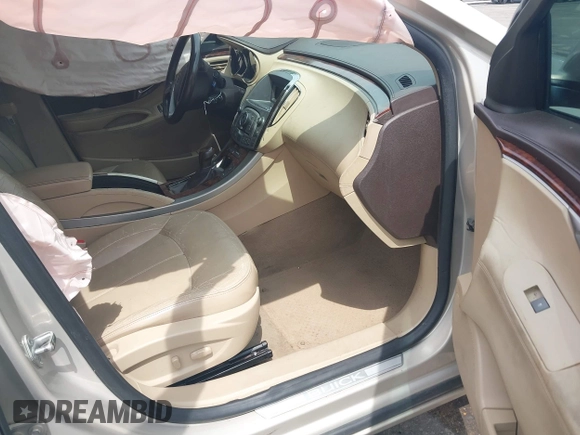2011 Buick LaCrosse CXL with VIN 1G4GC5EC7BF162306, listed as a IAAI auction lot 42373279 with 167,751 mi miles and . Bid and sale history available at DreamBid. Image 5.
