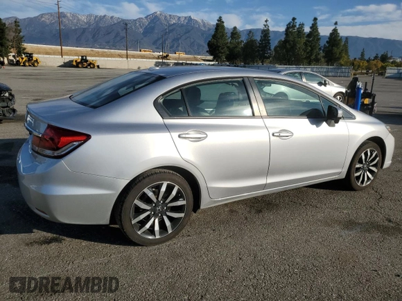 2014 Honda Civic Sedan EX-L with VIN 19XFB2F92EE242101, listed as a Copart auction lot 50170025 with 59,023 mi miles and Salvage Title. Bid and sale history available at carsss.com. Image 3.