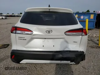2023 Toyota Corolla Cross L with VIN 7MUAAABG1PV045317, listed as a Copart auction lot 55485385 with 30,626 mi miles and Non repairable. Bid and sale history available at DreamBid. Image 6.