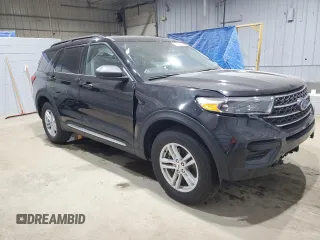 2022 Ford Explorer XLT z VIN 1FMSK8DH0NGB21901, wystawiony jako Copart lot #57749845 z przebiegiem 21 666 mil mil oraz Szkoda całkowita • Salvage title. Historia ofert i sprzedaży dostępna na DreamBid. Obrazek 4.
