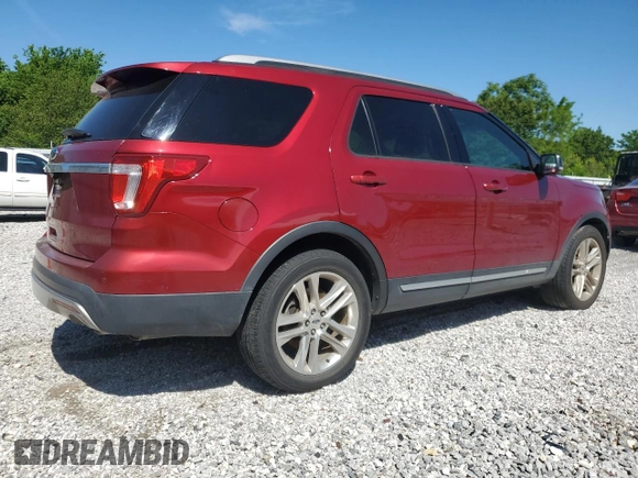 2017 Ford Explorer XLT with VIN 1FM5K7D89HGB78948, listed as a Copart auction lot 55682495 with 145,246 mi miles and Clean Title. Bid and sale history available at DreamBid. Image 3.