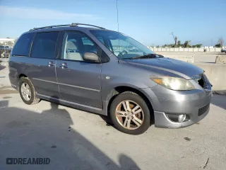 2005 Mazda MPV LX with VIN JM3LW28J750549097, listed as a Copart auction lot 79411434 with 189,051 mi miles and Salvage Title. Bid and sale history available at carsss.com. Image 4.