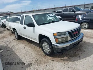 2007 GMC Canyon SLE1 with VIN 1GTCS19E878170565, listed as a IAAI auction lot 41768822 with 195,367 mi miles. Bid and sale history available at carsss.com. Image 1.