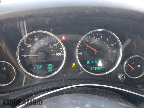 2016 Jeep Wrangler Unlimited Sport with VIN 1C4BJWDG1GL146772, listed as a Copart auction lot 49782385 with 87,286 mi miles and Salvage Title. Bid and sale history available at DreamBid. Image 9.