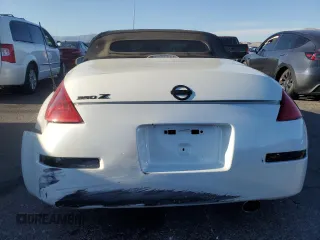 2007 Nissan 350Z Touring with VIN JN1BZ36A37M654299, listed as a Copart auction lot 47617585 with 126,188 mi miles and Salvage Title. Bid and sale history available at carsss.com. Image 6.