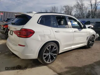 2020 BMW X3 M with VIN 5YMTS0C00L9B85177, listed as a Copart auction lot 88359765 with 79,993 mi miles and Salvage Title. Bid and sale history available at carsss.com. Image 3.